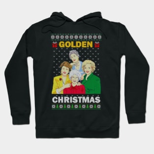 Golden Christmas Classic Ugly Sweater Hoodie